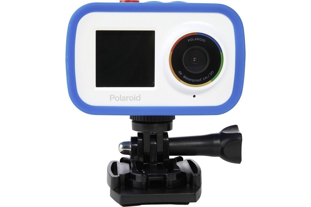 Kamera sportowa POLAROID iD922 sport montaż nagrywanie stabilizacja montaż edycja filtry ostrość śledzenie tryby bateria akumulator zasilanie ładowanie rozdzielczość filmy obudowa odporność wielkość łączność sterowanie