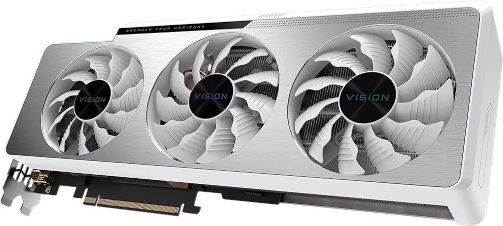 Karta graficzna GIGABYTE GeForce RTX 3070 Ti Vision OC 8GB wydajne chlodzenie