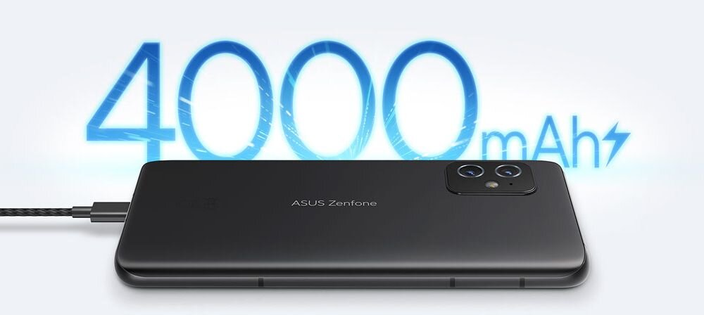 SMARTFON ASUS ZENFONE 8 5G 8+256GB SREBRNY Bateria