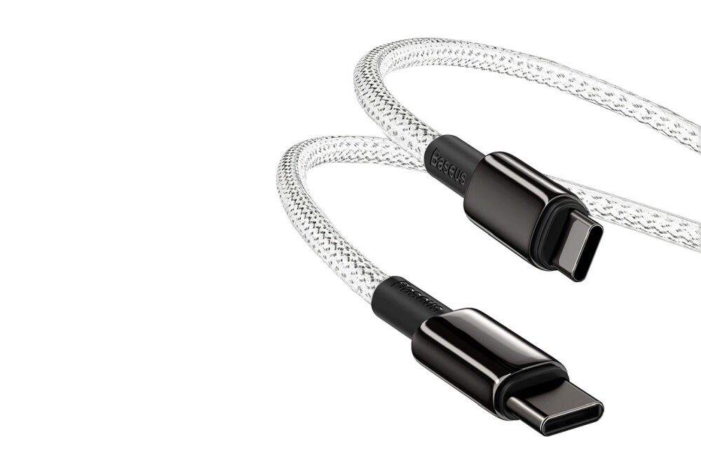 KABEL USB-C DO USB-C BASEUS TUNGSTEN GOLD 100W 2M BIAŁY kompatybilność