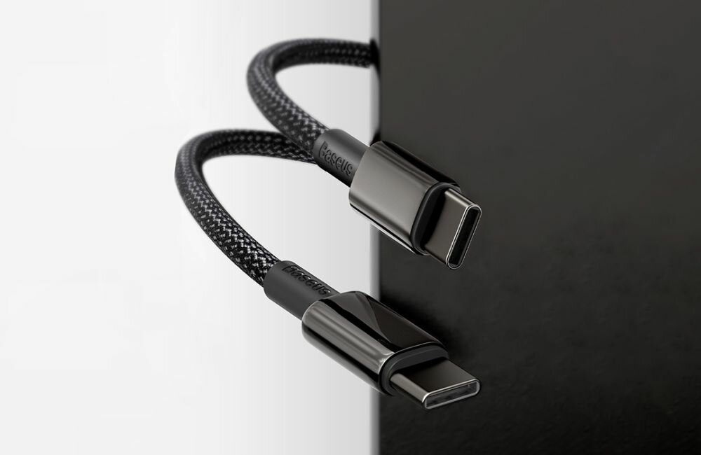 KABEL USB-C DO USB-C BASEUS TUNGSTEN GOLD 100W 2M CZARNY kompatybilność