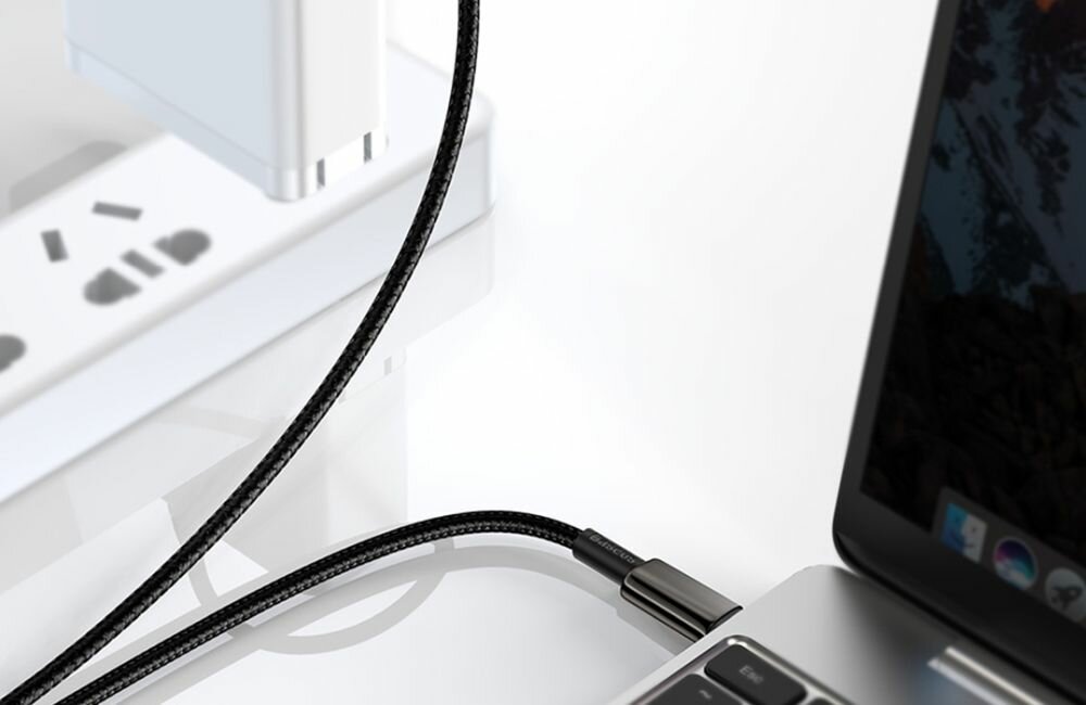 KABEL USB-C DO USB-C BASEUS TUNGSTEN GOLD 100W 2M CZARNY kompatybilność laptopy