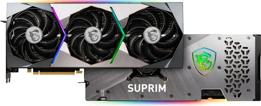 Karta graficzna MSI GeForce RTX 3070 Suprim X LHR 8GB - konstrukcja 