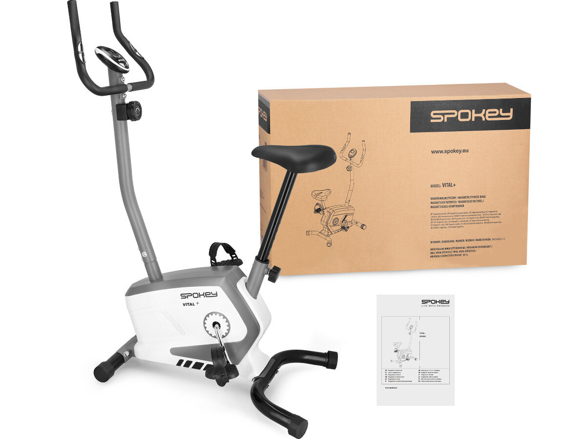 Rower magnetyczny SPOKEY Vital+ opakowanie zawartosc