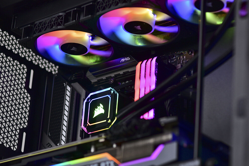 Komputer ACTINA iCUE R5-5600X 16GB SSD 1TB GeForce RTX3060 Windows 10 Home