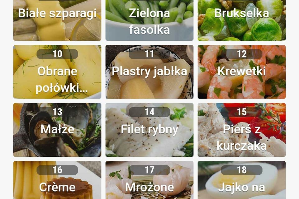 Rekomendacje dostępne w aplikacji Rekomendacje dostępne w aplikacji