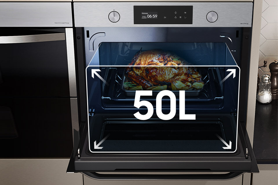 Można w niej także podgrzewać kilka porcji dań jednocześnie.