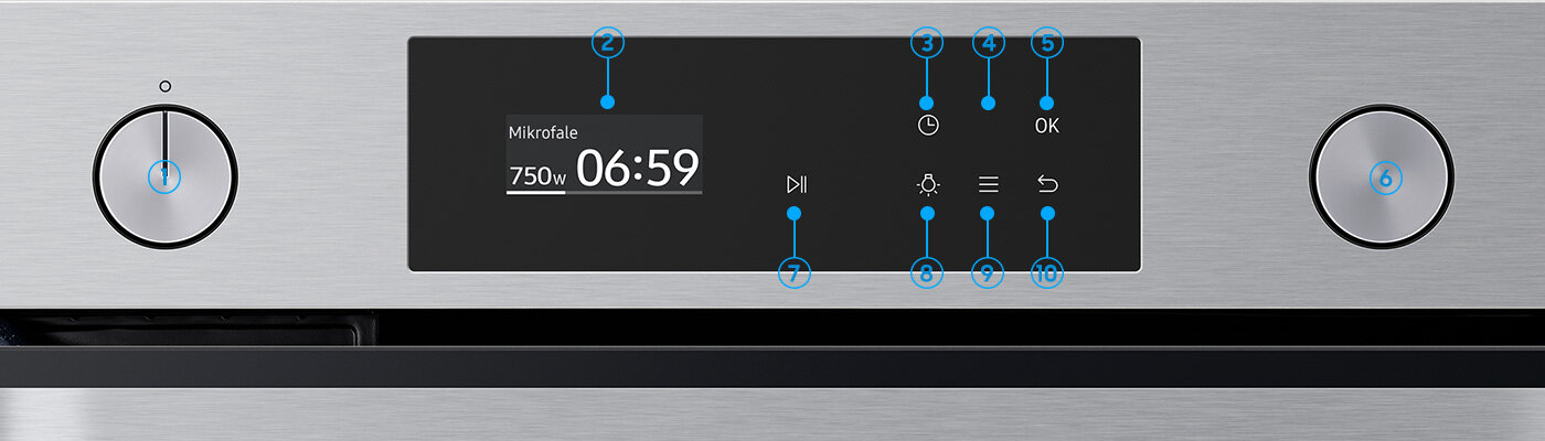 Intuicyjny i wygodny panel sterowania