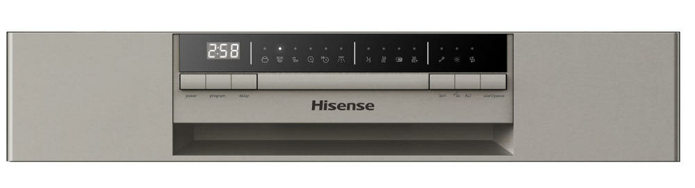 HISENSE-HS60240X panel sterowania drzwi zegar ikony