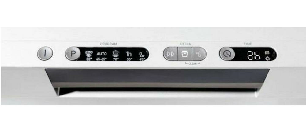 HISENSE-HS661C60W podwójny wyświetlacz odczyt zmywarka