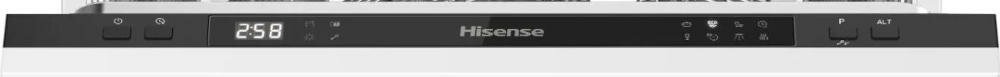 HISENSE-HV603D40 zmywarka panel sterowania drzwi zegar ustawienia czytelne ikony