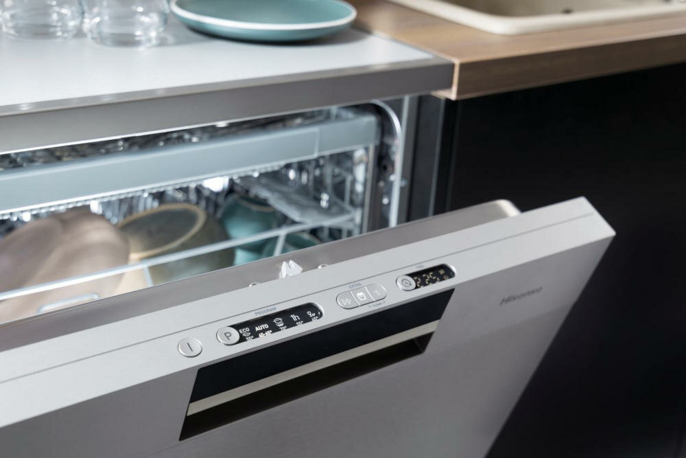 HISENSE-HV661C60 program automatyczny dostosowanie cykl zmywanie załadowane naczynia zabrudzenia