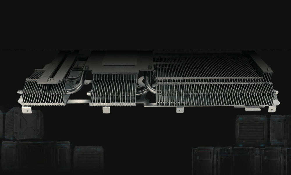 ASUS TUF Gaming GeForce RTX 3070 V2 OC LHR 8GB srodek