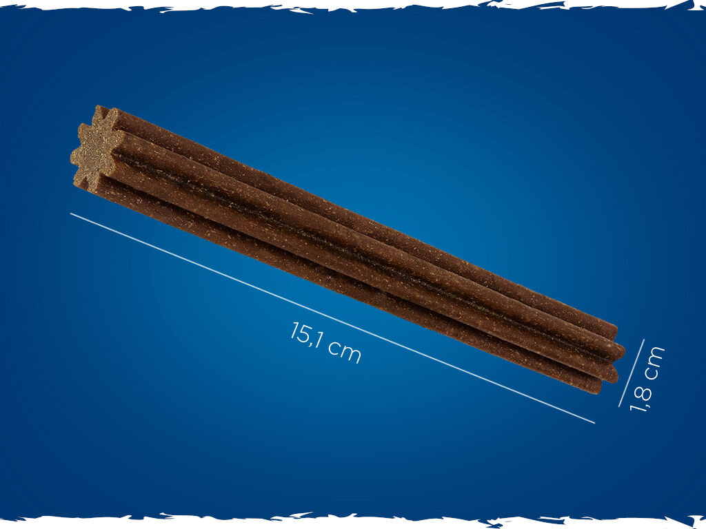 Przysmak dla psa BUTCHER'S Dental Care Large 270 g  pies grafika trzy