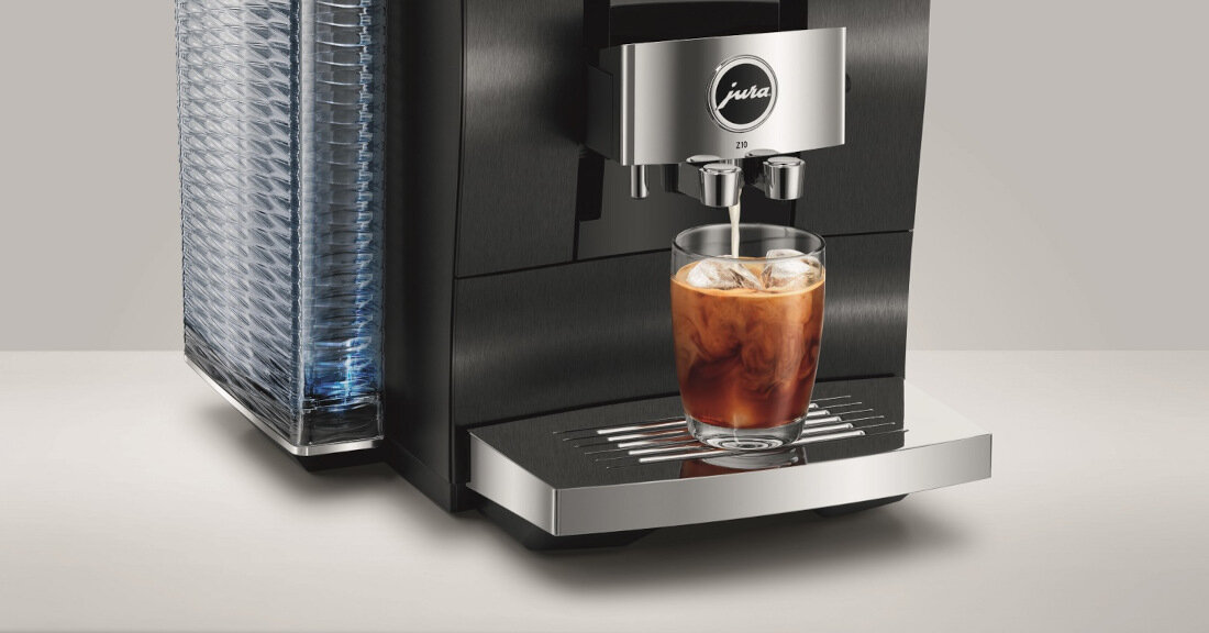 Ekspres JURA Z10 Aluminium Black EA naturalny orzezwiajacy napoj cold brew specjalny mozliwosci uzytkowanie