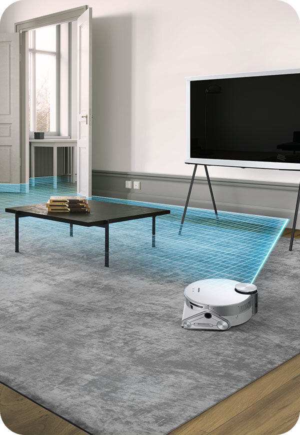 Robot w salonie Dokładność i wydajność w jednym