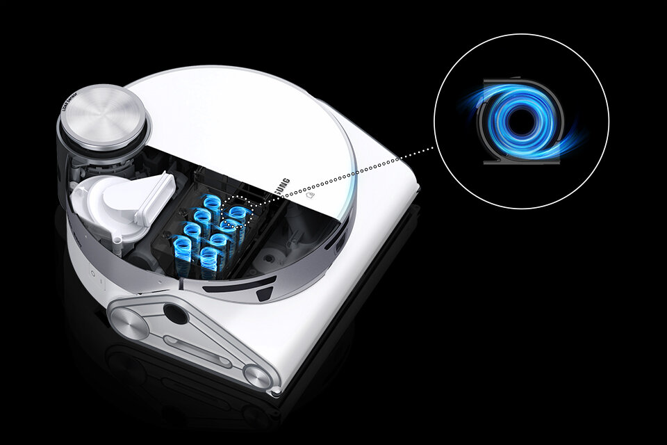 Jet Cyclone Odkurzacz Jet Bot VR50T95735W z technologią JetCyclone