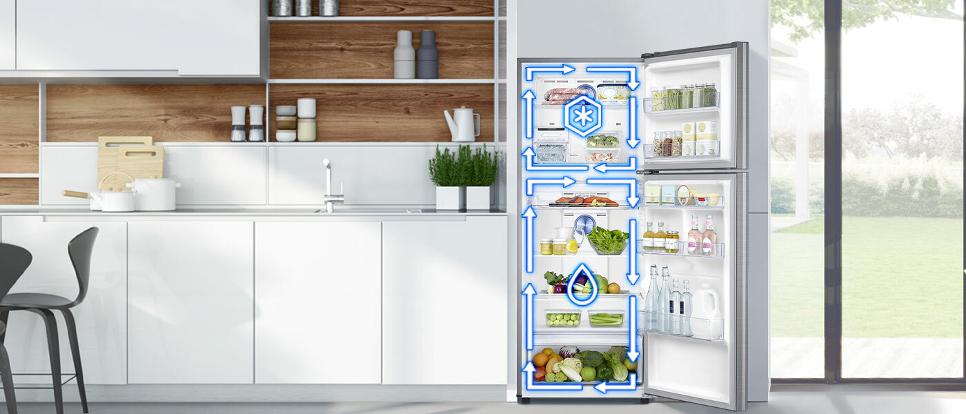 Regulacja wilgotności i obieg powietrza obieg powietrza w lodówce samsung