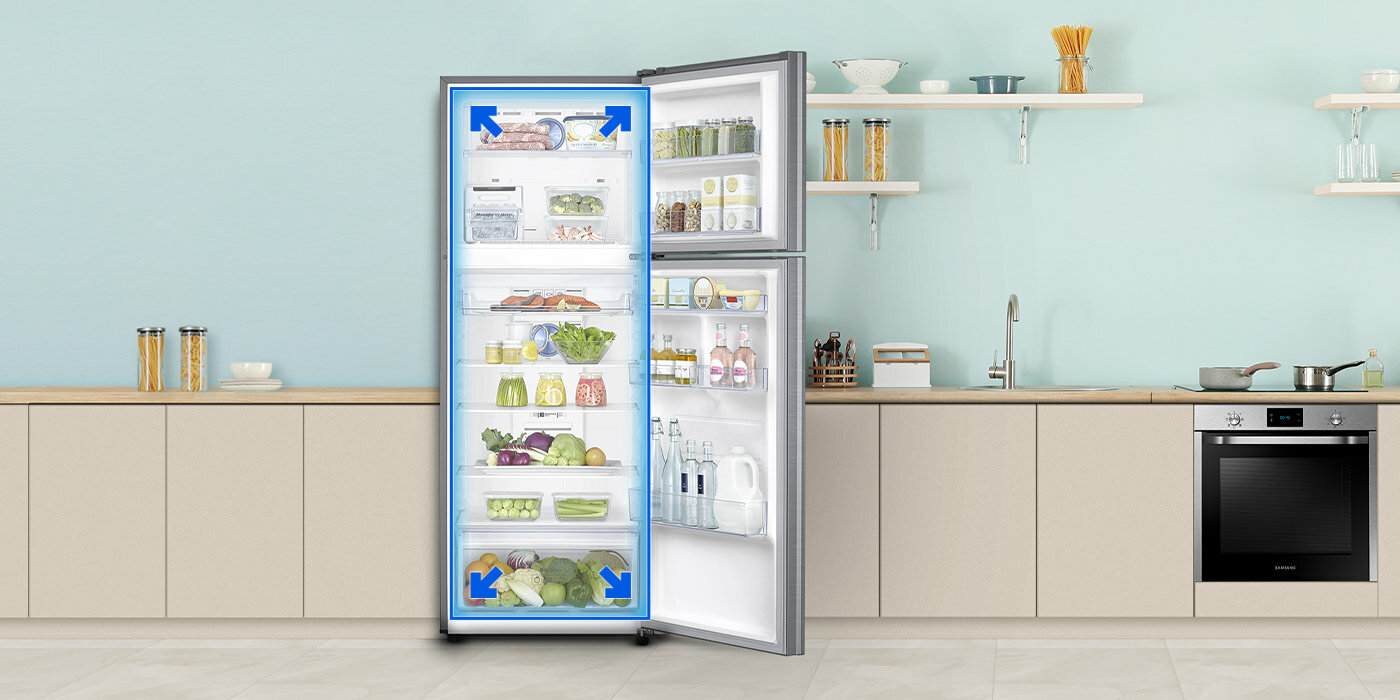 więcej przestrzeni wewnątrz