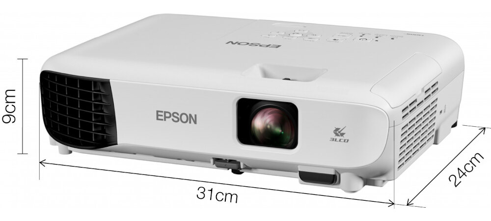 PROJEKTOR EPSON EB-E10 żywotność lampy