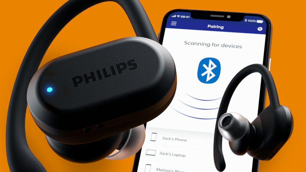 SŁUCHAWKI TAA7306BK/00 TWS bluetooth zasięg