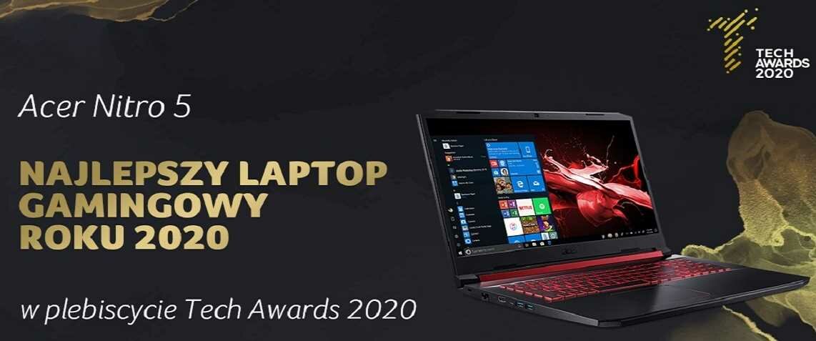 Laptop ACER Nitro 5 - Tech Awards 2020