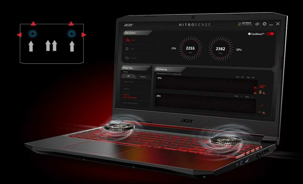 Laptop ACER Nitro 5 - ACER CoolBoost
