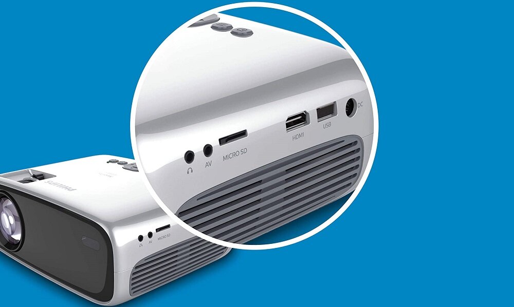 PProjektor PHILIPS NeoPix Pirme One NPX535 - zlacza