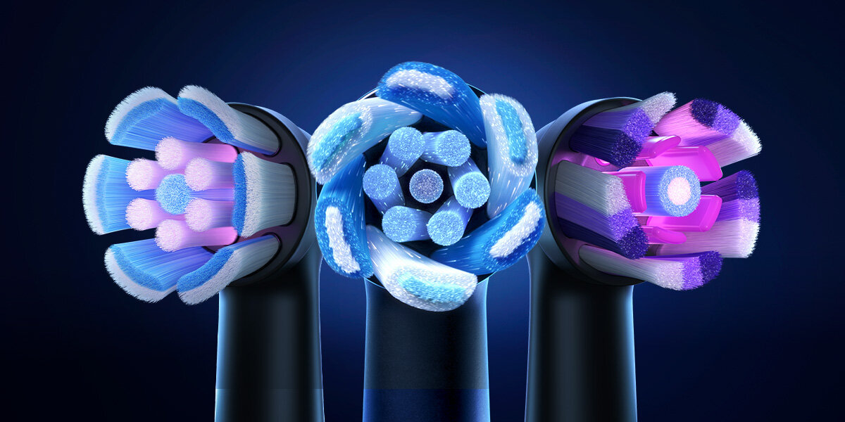 Szczoteczka magnetyczna ORAL-B iO 9 Czarny zdjęcie lifestyle dopasuj koncówkę