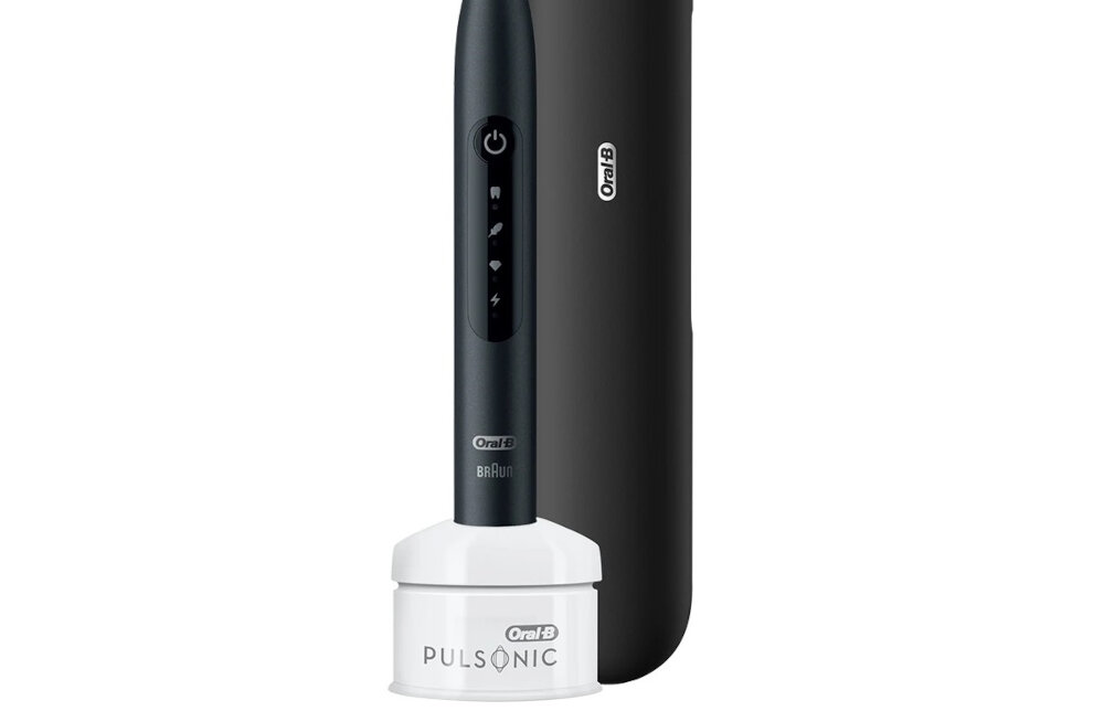 Szczoteczka soniczna ORAL-B Pulsonic Slim Luxe 4500 Czarny + Etui TRZY TRYBY PRACY