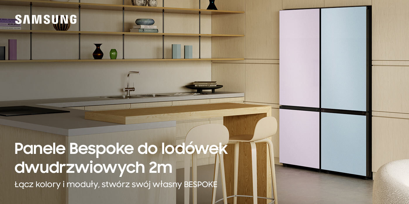 Panele Bespoke do lodówek dwudrzwiowych 