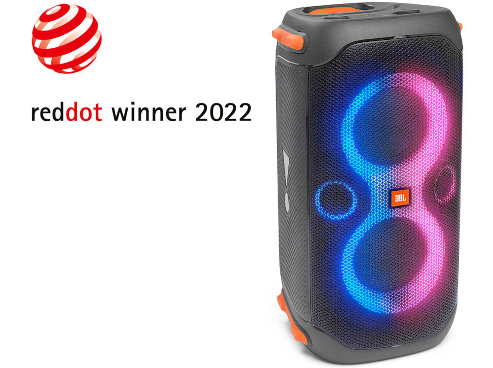 Głośnik JBL PartyBox 110 nagroda reddot