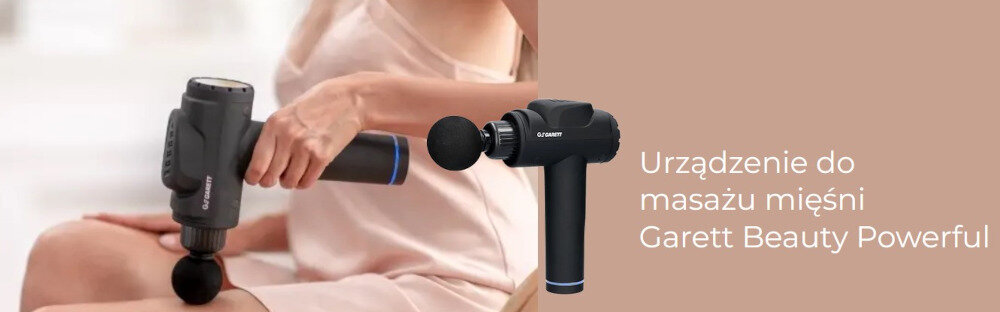 Masażer GARETT BEAUTY Powerful Czarny 