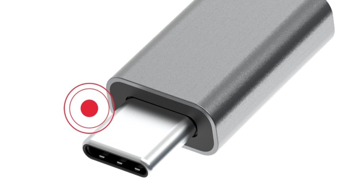 zdjęcie huba USB-C z 4 gniazdami