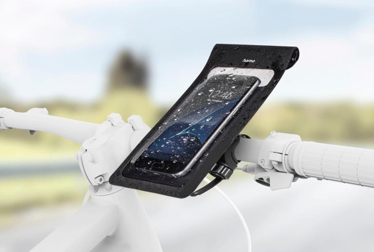 Mocowanie na kierownicy roweru Uchwyt na telefon Hama Slim