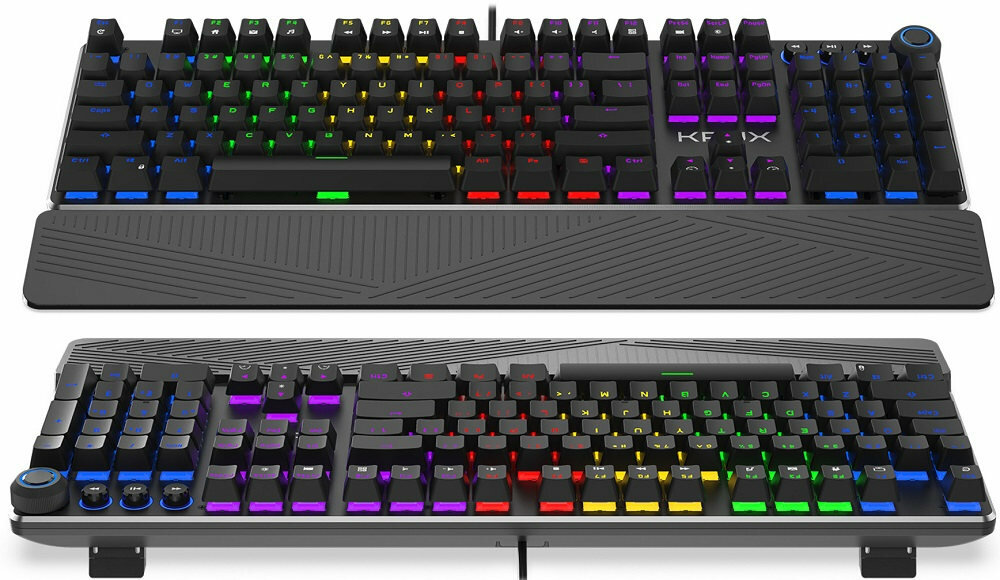 Klawiatura KRUX Crato RGB Outemu Brown - Kompaktowa klawiatura 