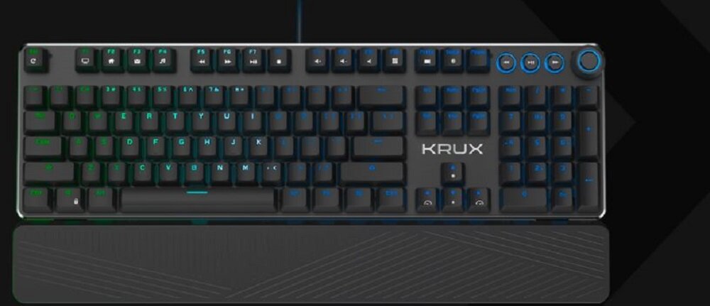 Klawiatura KRUX Crato RGB Outemu Brown - podswietlenie 