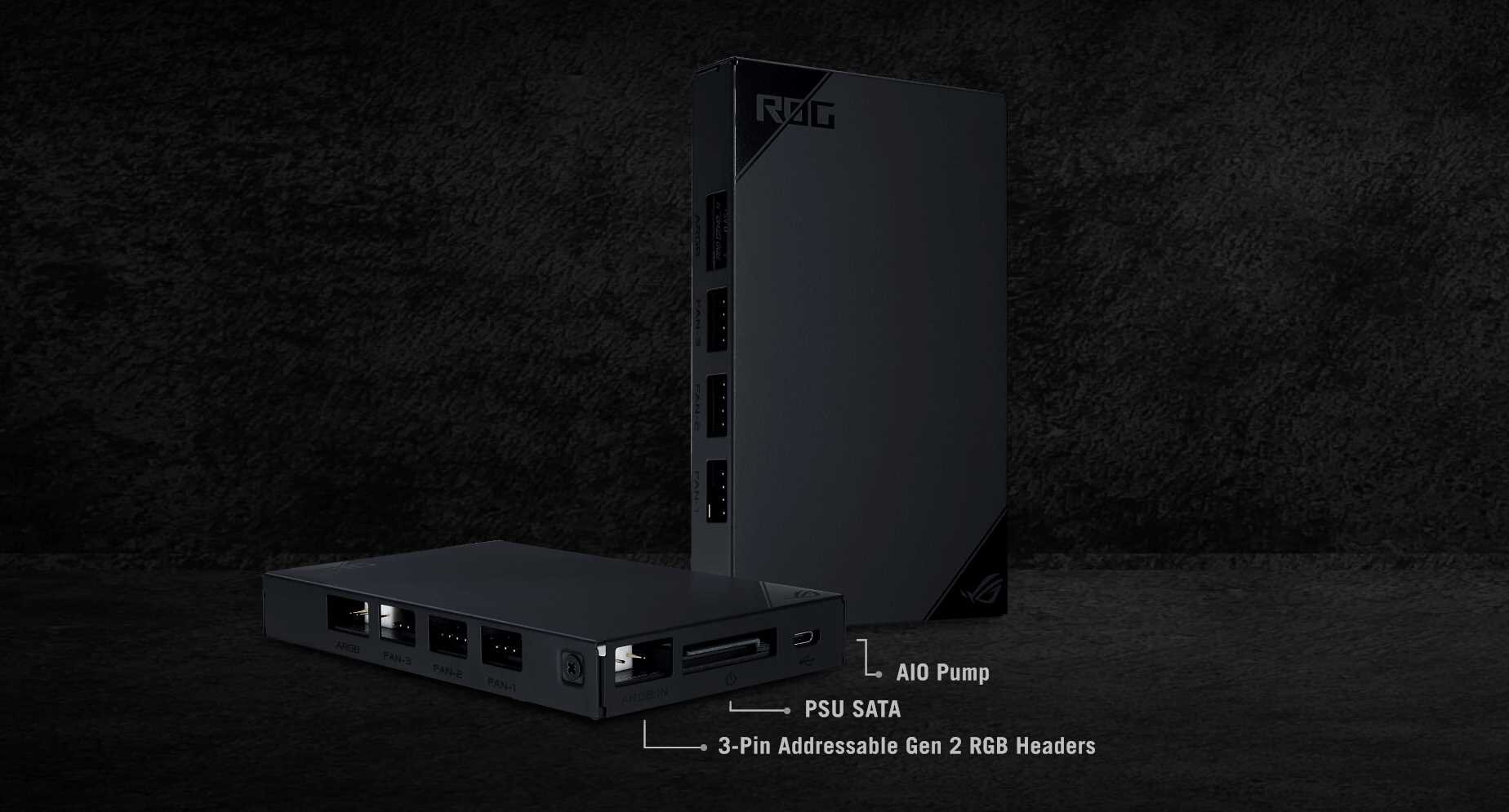  Chłodzenie wodne ASUS ROG Ryujin II 240  - Kontroler 