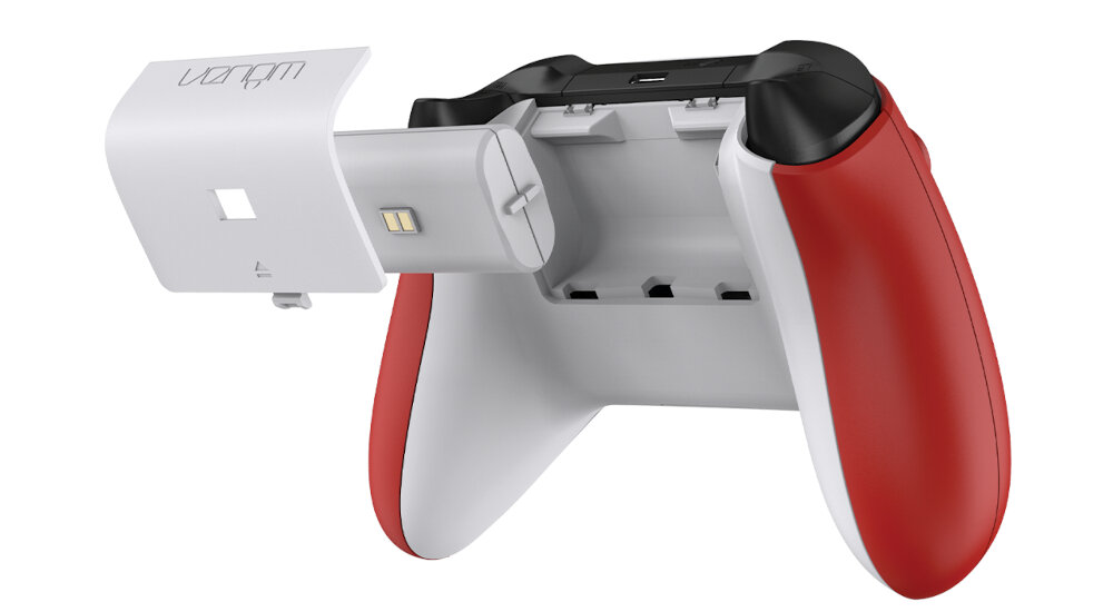 VENOM VS2879 Xbox Series S/X & One Red Twin Docking Station + 2 batteries drop and go technologia bez przewodów