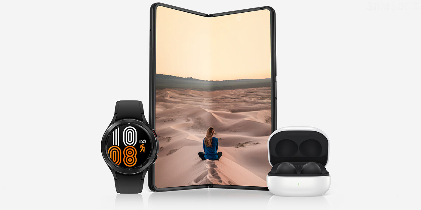 Stwórz własny ekosystem Galaxy i sprawdź jak urządzenia takie jak smartwatch Galaxy Watch4 czy dokanałowe słuchawki Galaxy Buds2 współpracują z smartfonem Galaxy Z Fold3 5G. Stwórz własny ekosystem Galaxy i sprawdź jak urządzenia takie jak smartwatch Galaxy Watch4 czy dokanałowe słuchawki Galaxy Buds2 współpracują z smartfonem Galaxy Z Fold3 5G.