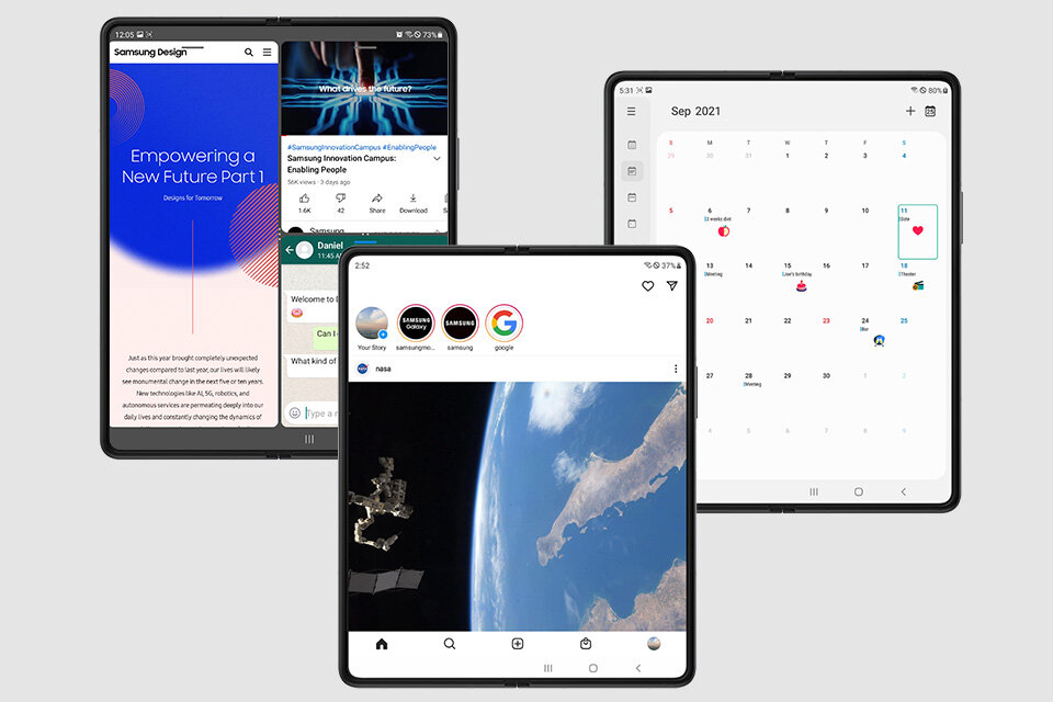 Smartfon Samsung Fold - Galaxy Z Fold3 5G - pozwala Ci dostosować ekran i wyświetlać nawet kilka aplikacji jednocześnie. Sprawdź ofertę Media Expert. Smartfon Samsung Fold - Galaxy Z Fold3 5G - pozwala Ci dostosować ekran i wyświetlać nawet kilka aplikacji jednocześnie. Sprawdź ofertę Media Expert.