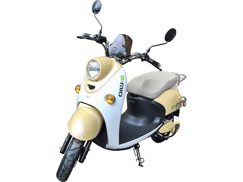 Skuter elektryczny E-MIO Destina Cappuccino w kolorze cappuccino doskonały styl niezawodność dla kobiet i mężczyzn