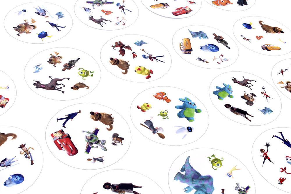 REBEL-DOBBLE-PIXAR karta symbol sposoby mini gry odwrócone