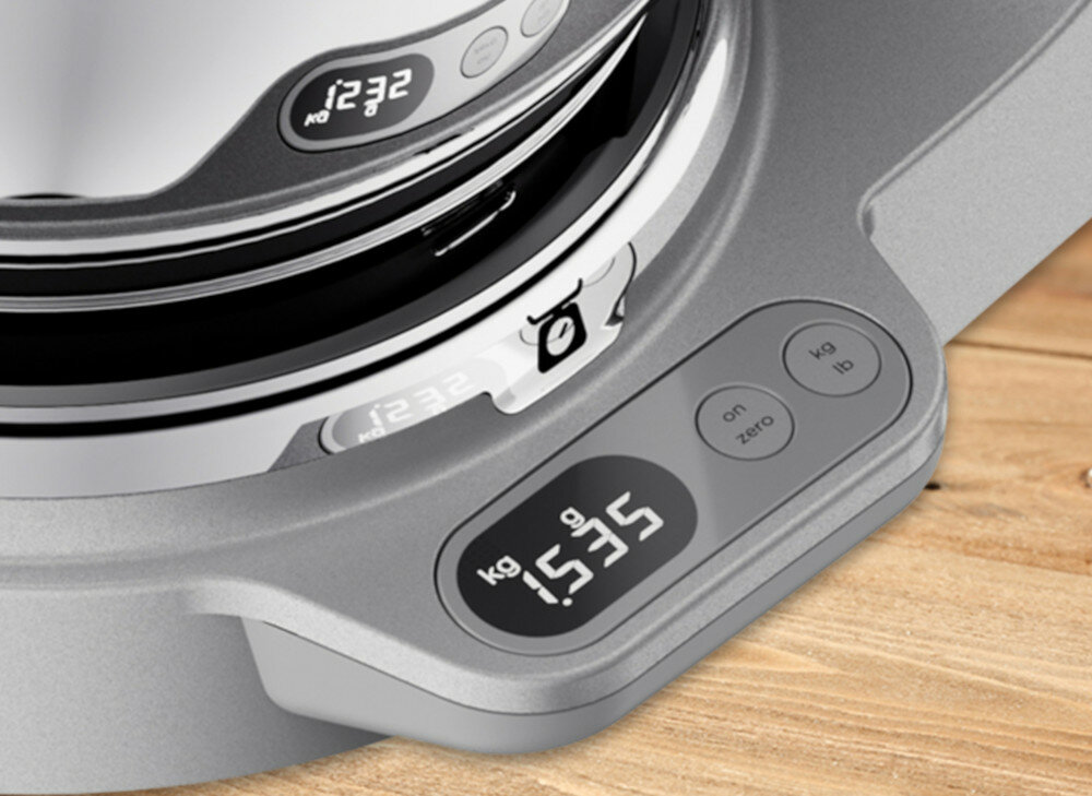 KENWOOD KVL85.124SI TITANIUM CHEF BAKER XL (SILVER) ПЛАНЕТАРНИЙ РОБОТ 1200 Вт Точність ваги