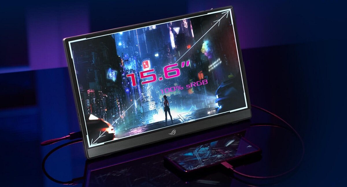 Monitor ASUS ROG Strix XG16AHPE Zapewnia płynną, pozbawioną zacięć rozgrywkę Mobilny monitor gamingowy