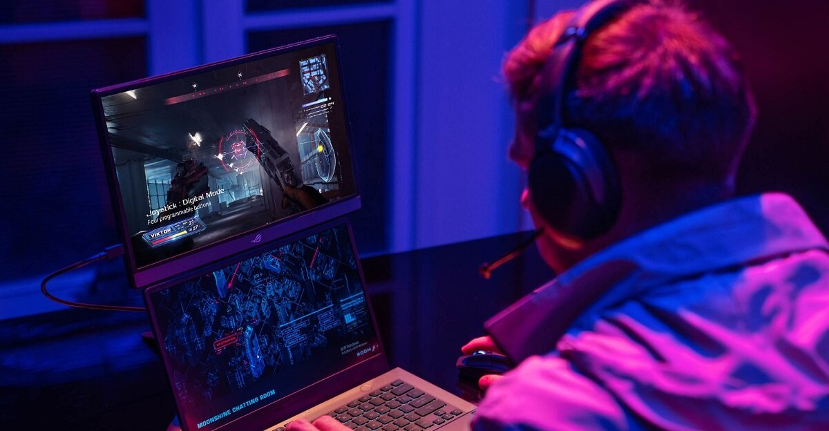 Monitor ASUS ROG Strix XG16AHPE Mobilna wszechstronność