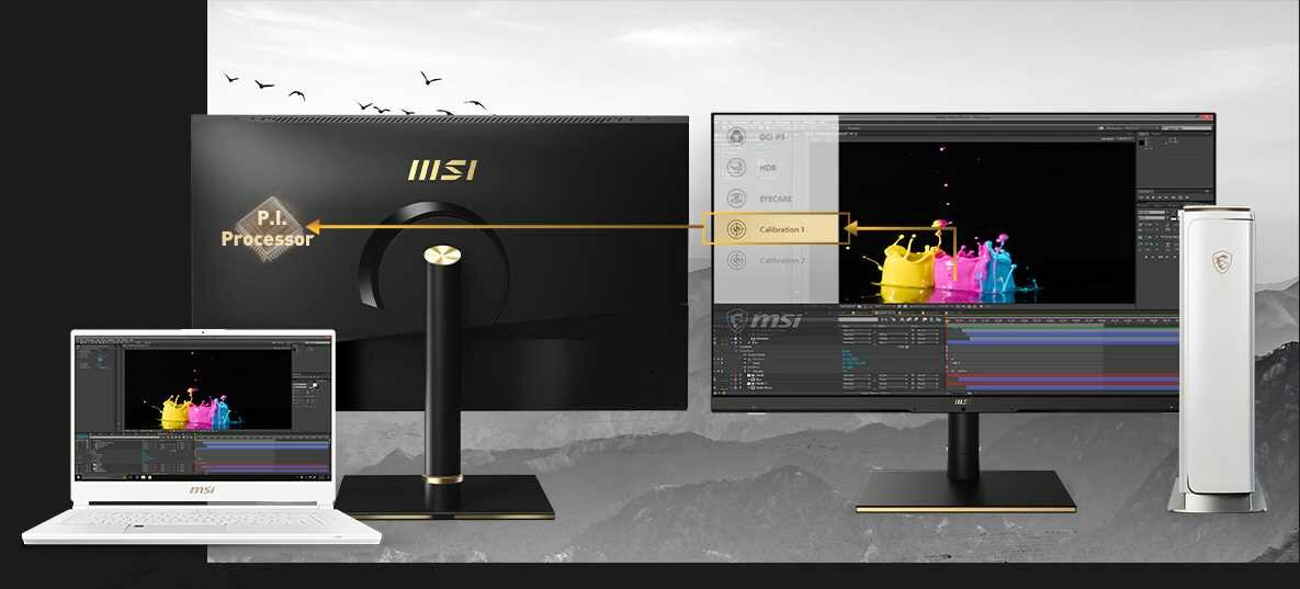 Monitor MSI Summit MS321UP - MSI Productivity Intelligence Processor