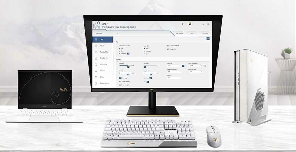Monitor MSI Summit MS321UP - KVM