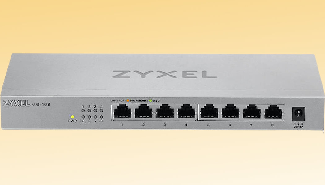 Switch ZYXEL MG-108-ZZ0101F porty szybkość