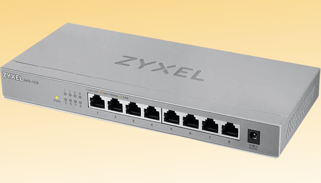 Switch ZYXEL MG-108-ZZ0101F interfejs funkcje prostota